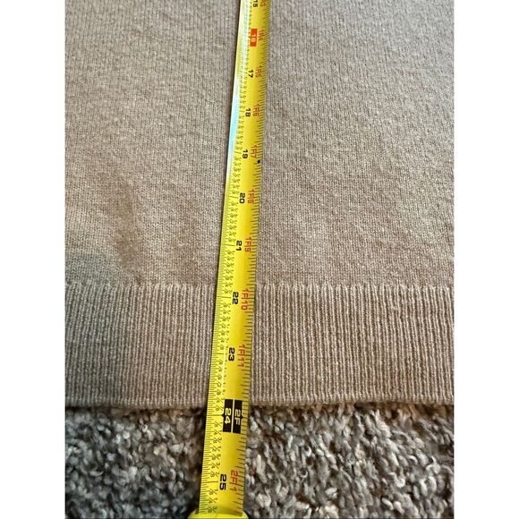 Peter Scott Tan 90s Wool Sweater Medium Dad Grandpa Pullover Classic - Picture 6 of 6